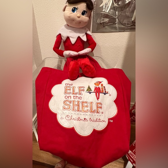 Elf on the Shelf Pajamas + Tote Bag + Large Stuffed Doll - Picture 7 of 16
